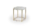 Pariza White Side Table