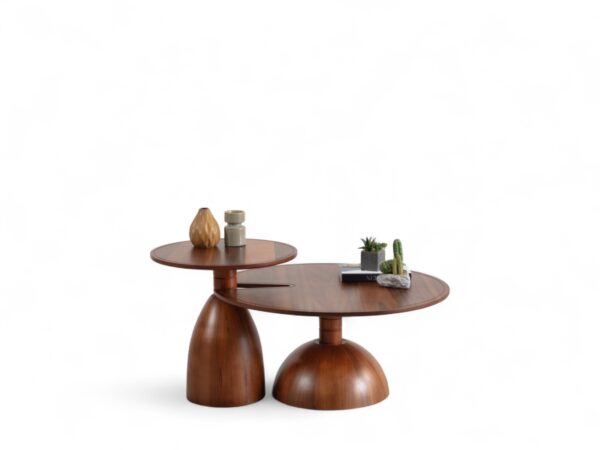 Dinna Walnut Coffee Table Set