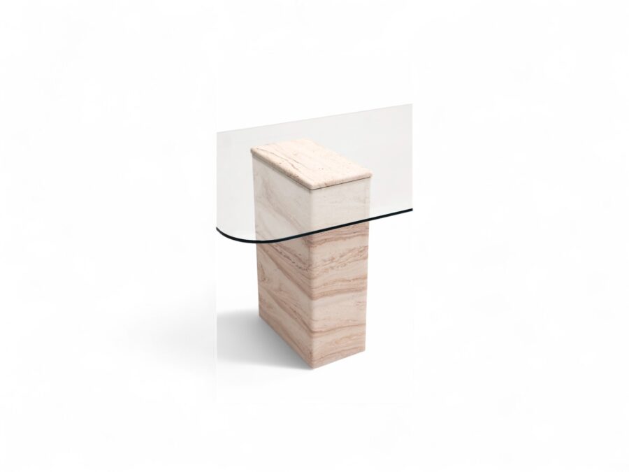 Latte Dining Table Travertine - Image 7